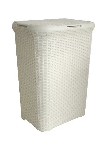 CURVER WASBOX 60L RATTAN WIT - 3253920707000 - 141-7000