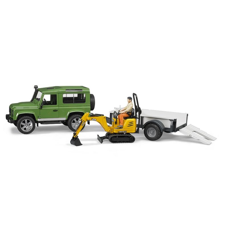 BRUDER JEEP LANDROVER MET BAGGER - 331 2593 - 331-2593
