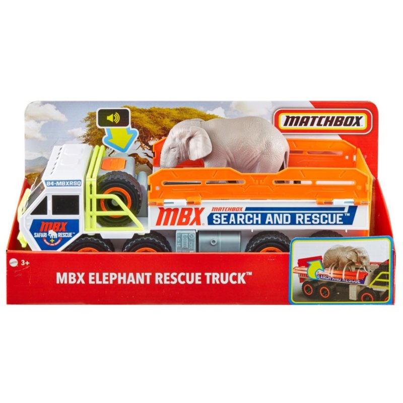 MATCHBOX GMH44-9633 ELEPHANT TRUCK! - 331 4732 - 331-4732