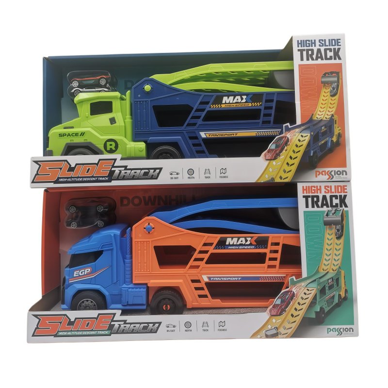 TRUCK MET LANCEERBAAN EN 2 AUTO'S 70X10X - 331 5148 - 331-5148