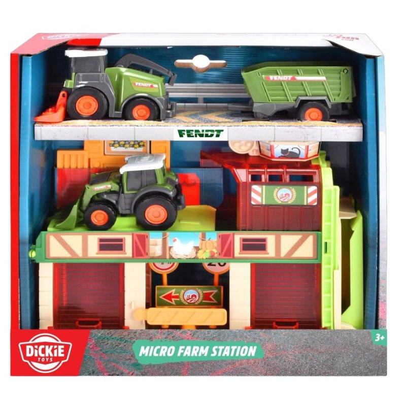 FENDT TRACTORSET BOERDERIJ 3 DELIG DICKI - 340 3003 - 340-3003