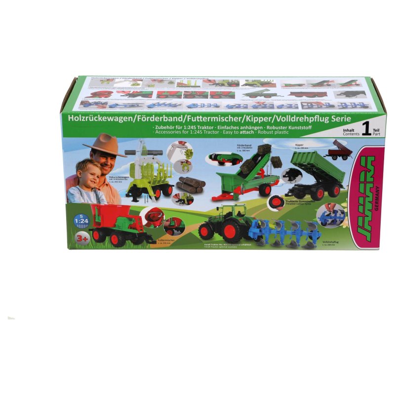 TRACTOR KIEPAANHANGER GROEN 1:24 - 340 4287 - 340-4287