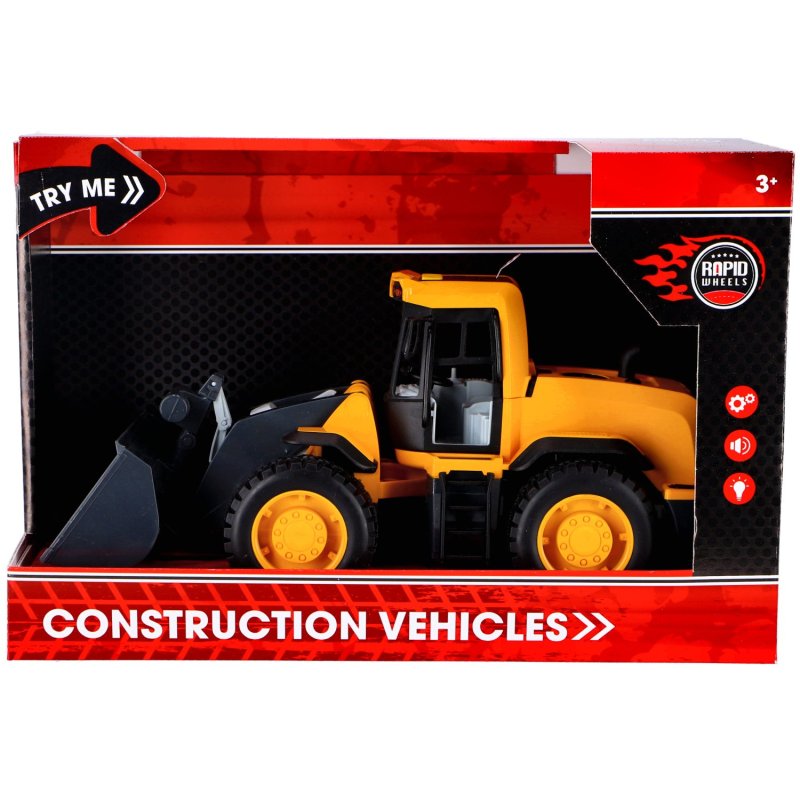 RAPID WHEELS BULLDOZER MET LICHT EN GELU - 341 0283 - 341-0283
