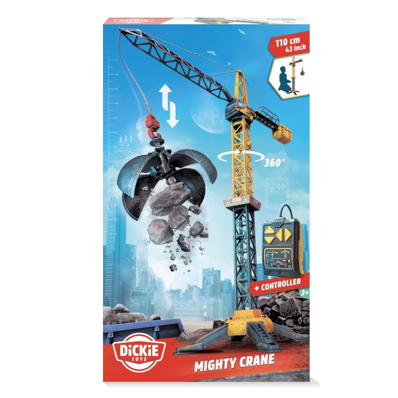 DICKIE TOYS KRAAN BATTERY OPERATED 120 C - 346 9022 - 346-9022