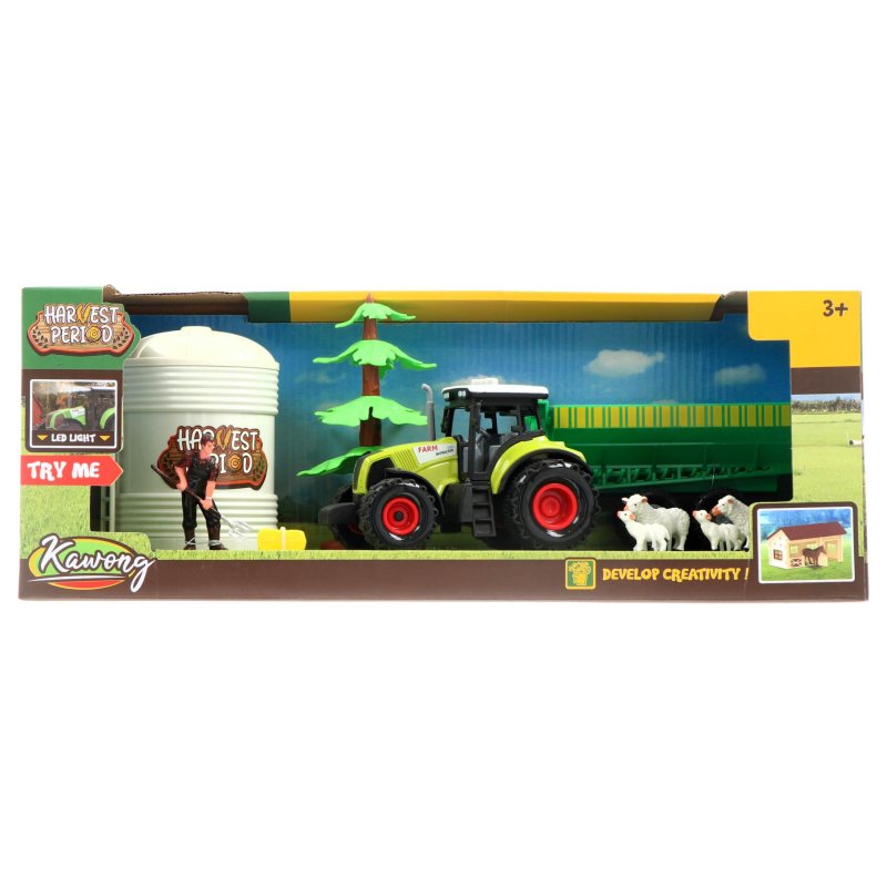 TRACTOR SET MET SILO + ACCESSOIRES LICHT - 347 5029 - 347-5029