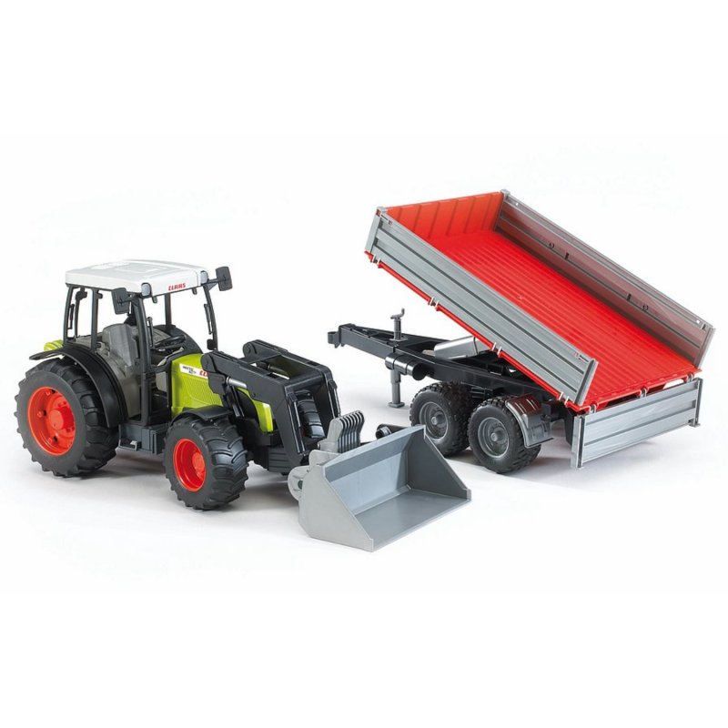 BRUDER TRACTOR CLAAS MET AANHANGER - 348 2112 - 348-2112