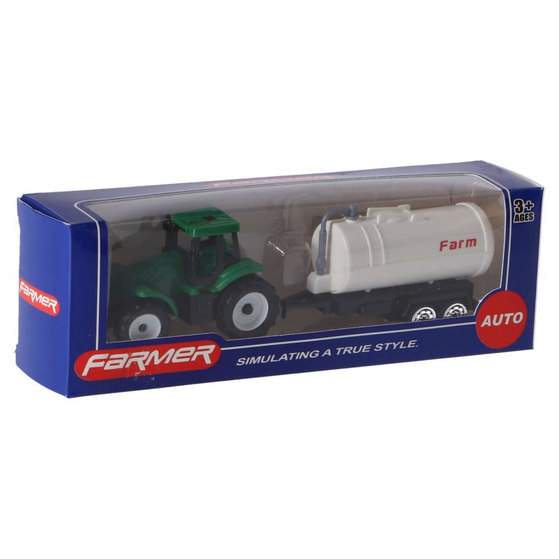 TRACTOR MET AANHANGER 3 ASSORTI - 348 3315 - 348-3315