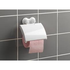 TOILETROLHOUDER KUNSTSTOF 2 ZUIGNAPPEN - 3526780981454 - *0010201664