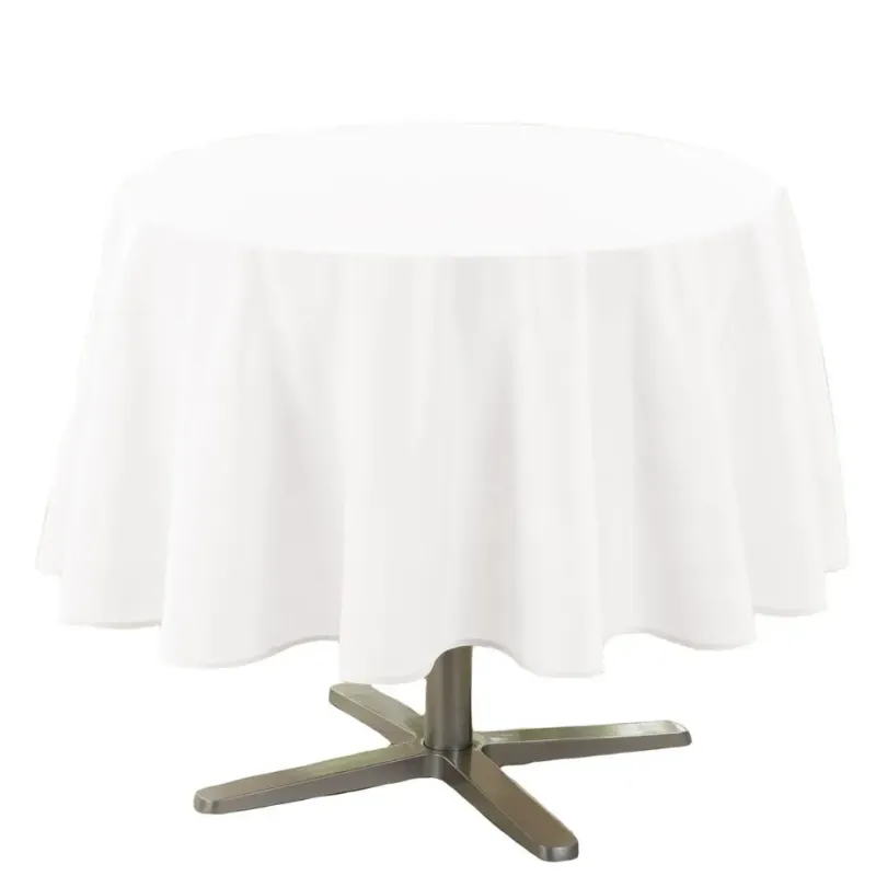 TAFELKLEED ESSENTIAL WIT 180CM ROND - 3574387202434 - *0010266741