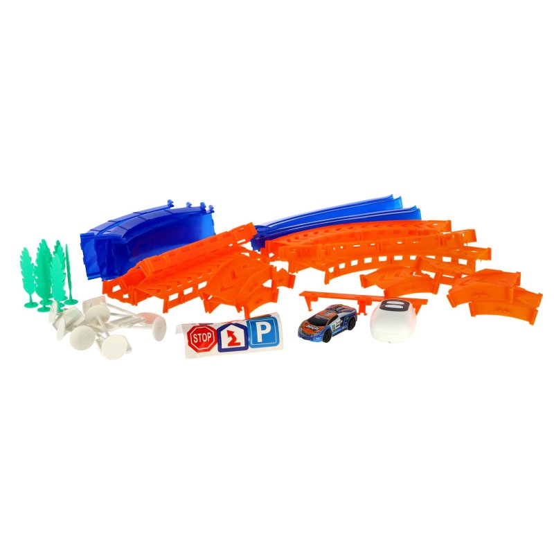RACEBAAN MET LOOPING + R/C AUTO - 369 1199 - 369-1199