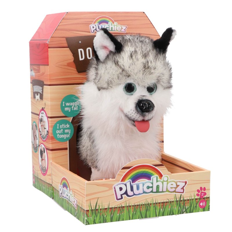 PLUCHIEZ BLAFFENDE HUSKY HAJKO MET UITLA - 392 3204 - 392-3204