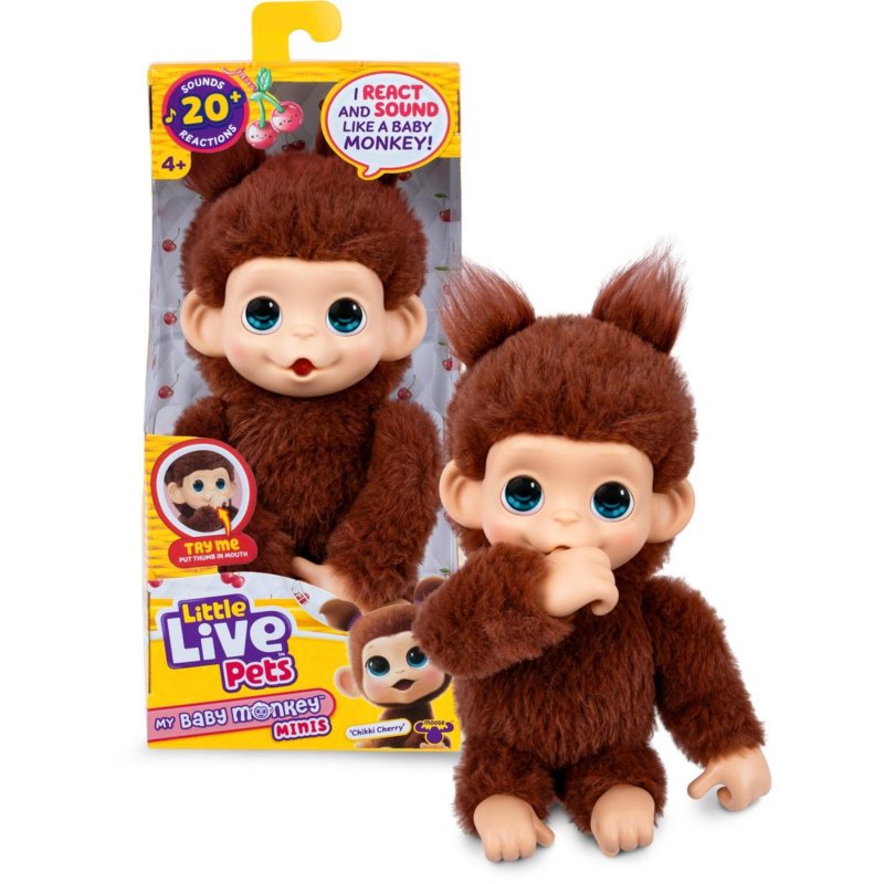 LITTLE LIVE PETS MY BABY MINI MONKEY BRO - 392 6765 - 392-6765