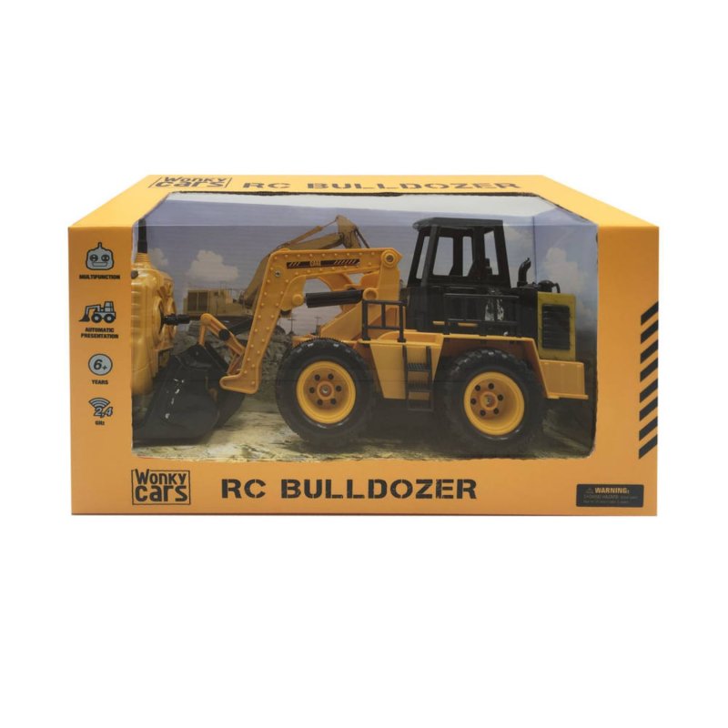 R/C BESTUURBARE BULLDOZER 1:24 - 394 0401 - 394-0401