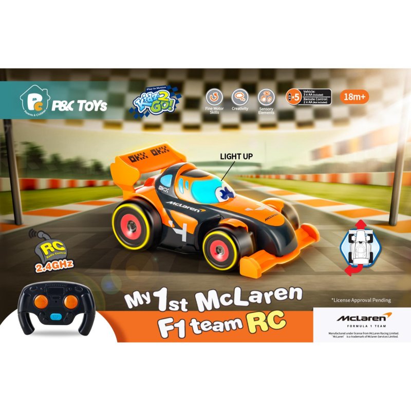 RADIOGRAFISCH BESTUURBARE AUTO MCLAREN F - 394 0668 - 394-0668