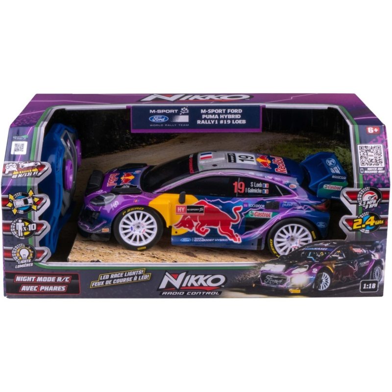 R/C NIKKO RALLY 1:18 M-SPORT FORD PUMA # - 394 3911 - 394-3911