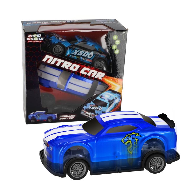 RAPID WHEELS R/C NITRO CAR + EXTRA BODY - 394 6623 - 394-6623