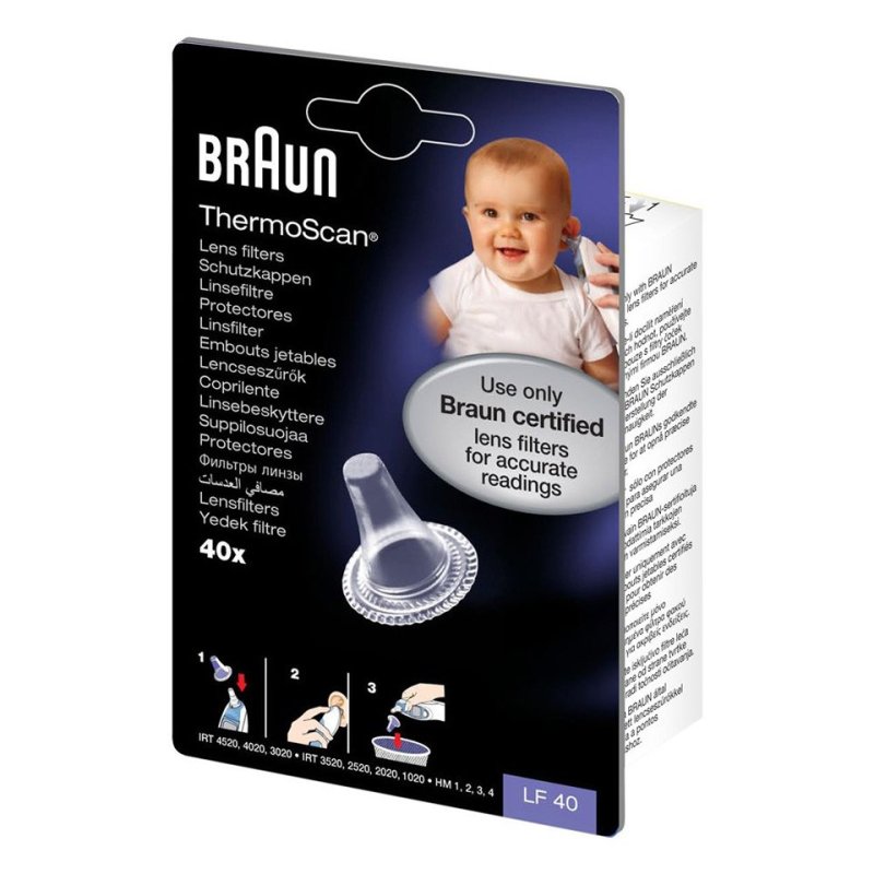 BRAUN THERMOMETER LENS FILTERS 40X - 4000762 - 4000762
