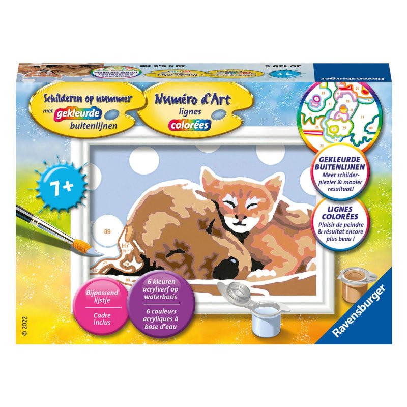 SCHILDER OP NUMMER KNUFFELVRIENDJES - 4005556201396 - 240-1396