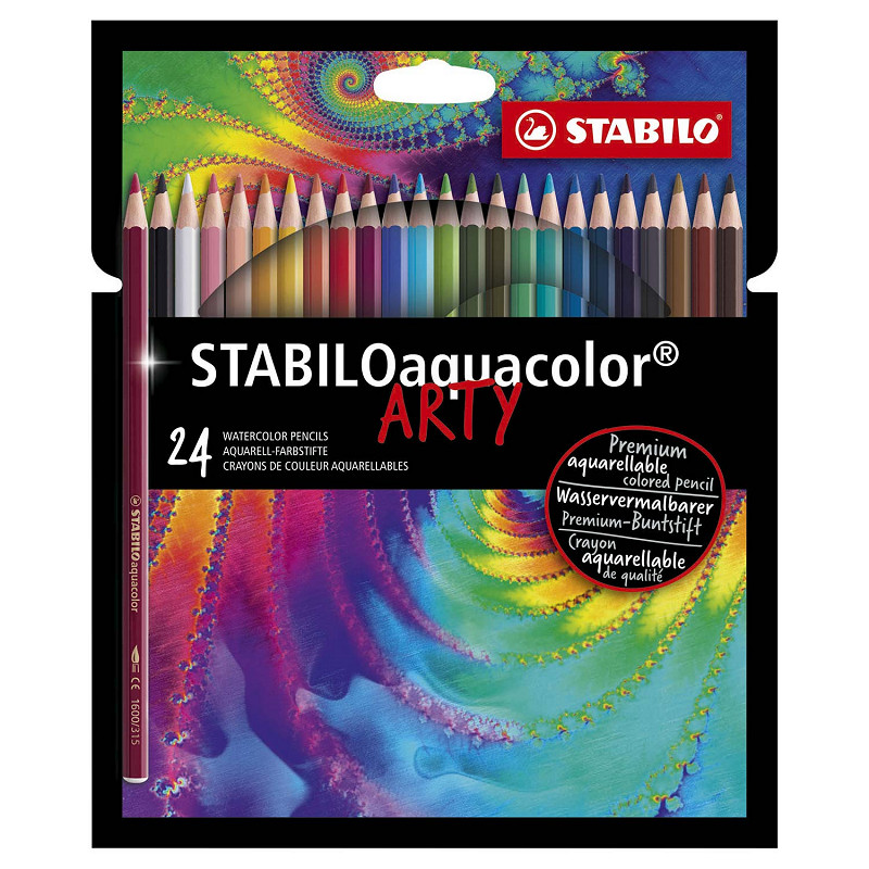 STABILO AQUACOLOR ARTY ETUI 24 STUKS - 4006381547208 - 1068623