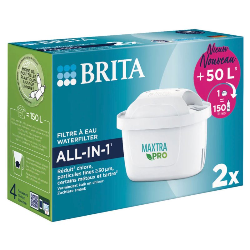 BRITA FILTERPATRONEN MAXTRA+ 2 STUKS - 4006387120450 - 4006387120450
