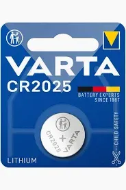 VARTA LITHIUM KNOOPCEL CR2025 3V - 4008496276875 - *0010084345