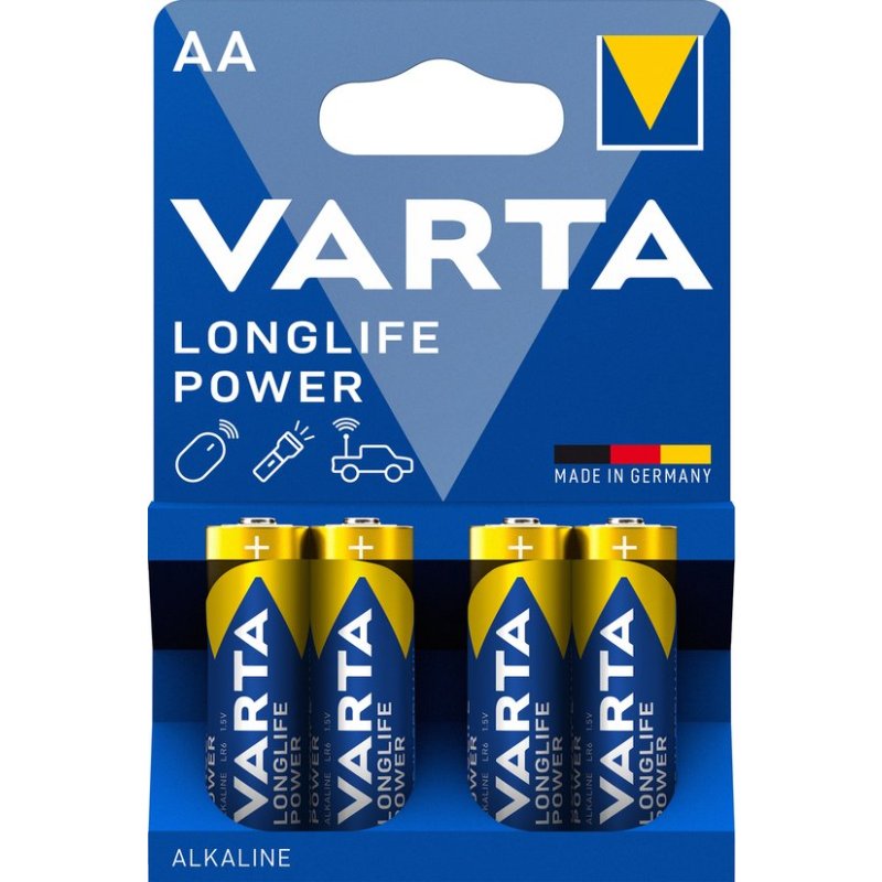 VARTA BATTERIJEN AA S/4 - 4008496559435 - 1719486