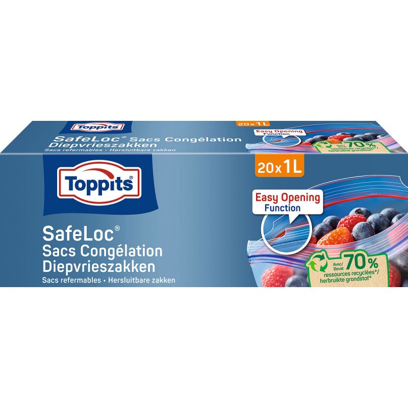 TOPPITS DIEPVRIESZAK.SAFEL 20X1L - 4008871209801 - *0010115452