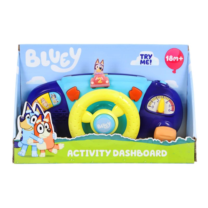 BLUEY STUURWIEL MET ACTIVITEITEN B/O - 401 0022 - 401-0022