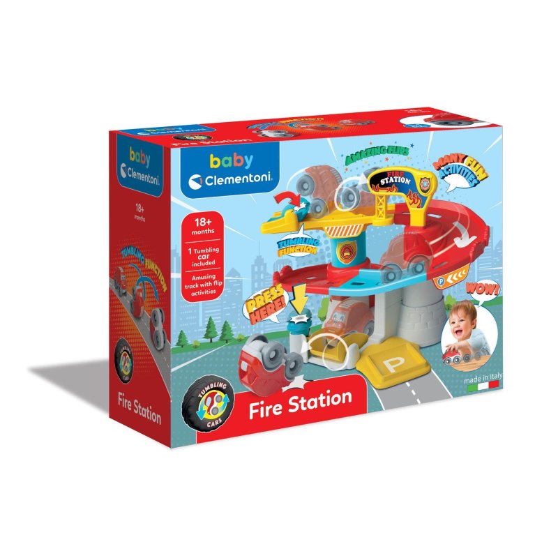 CLEMENTONI BABY GARAGE BRANDWEERKAZERNE - 401 7559 - 401-7559