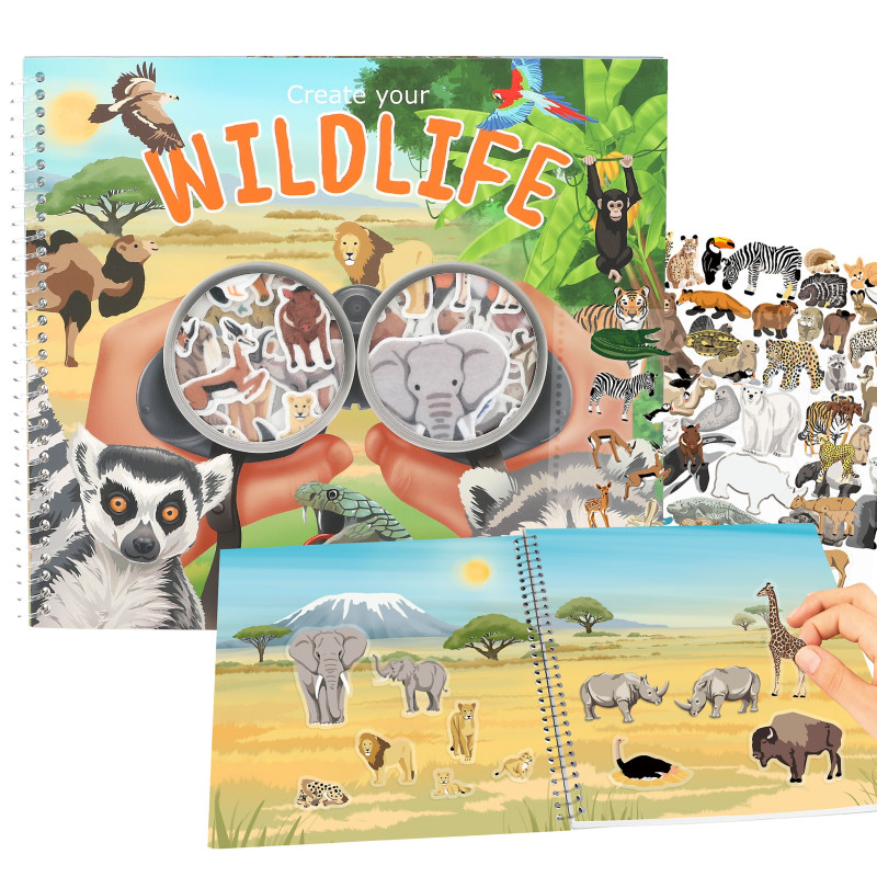 CREATE YOUR WILD LIFE WITH FLOCK STICKER - 4010070703134 - 0013601