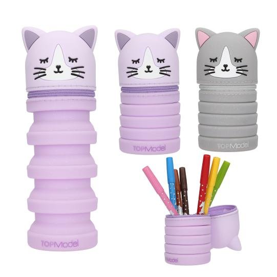 TOPMODEL SILICONEN ETUI BLOOMING KITTY - 4010070722388 - 0013964