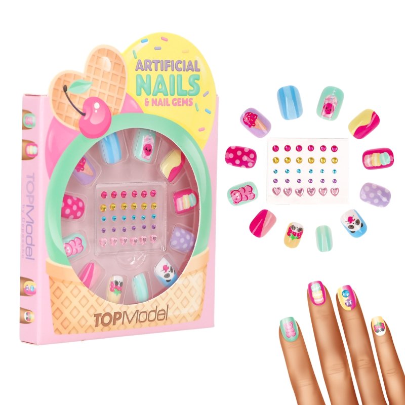 TOPMODEL NEPNAGELS EN STEENTJES CANDY GL - 4010070728830 - 0014072