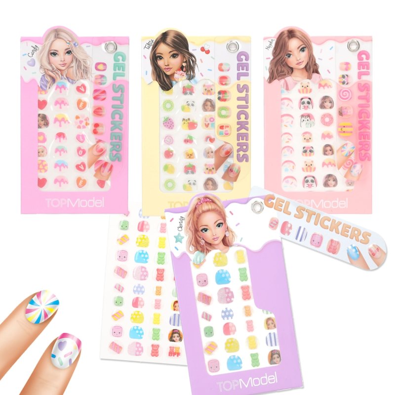 TOPMODEL GEL NAGELSTICKERS CANDY GLAM - 4010070728892 - 0014073