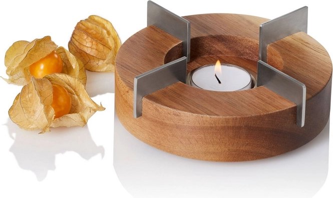 ADHOC TUTO TEAPOT EN FOOD WARMER WOOD - 4037571395538 - TK84