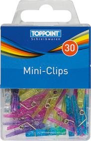 STYLEX GEKLEURDE MINI KNIJPERS 30ST - 4044186244359 1 - *0010185895