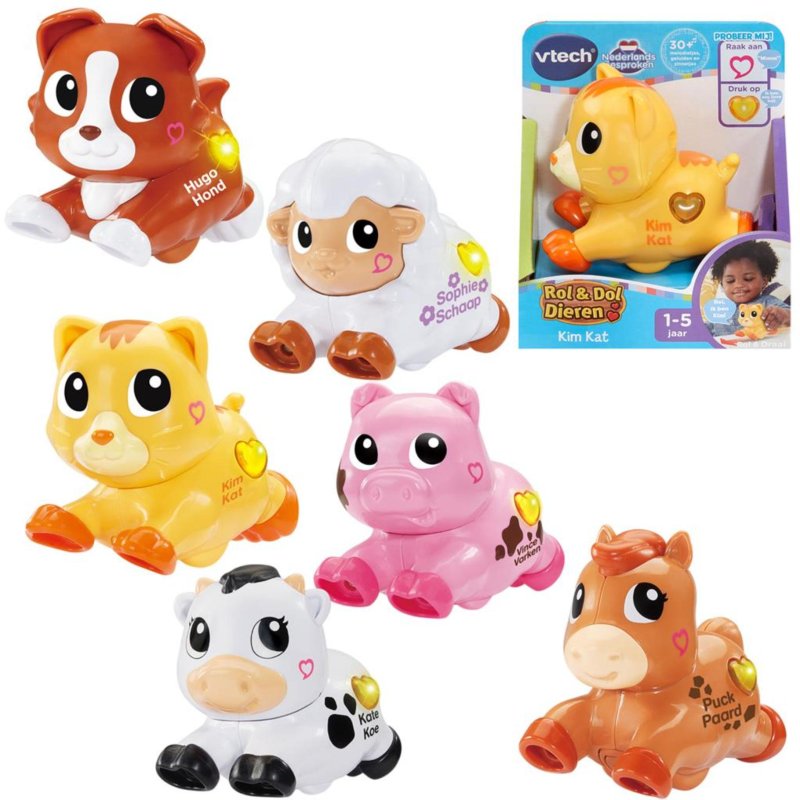 VTECH ROL EN DOL DIEREN ASSORTIMENT - 405 0524 - 405-0524