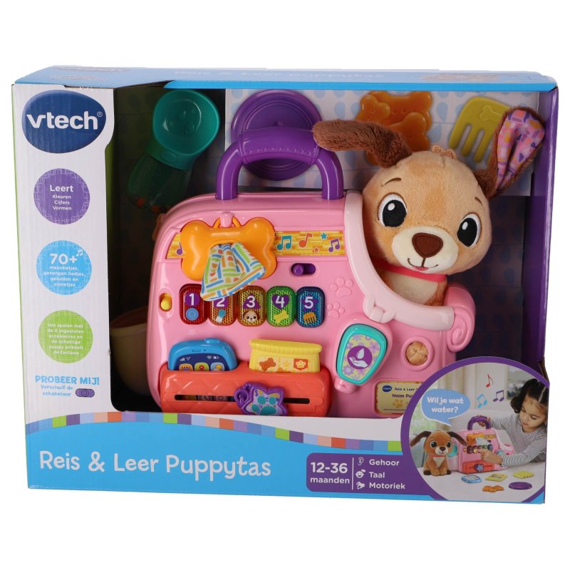 VTECH BABY REIS &amp; LEER PUPPYTAS - 405 0624 - 405-0624