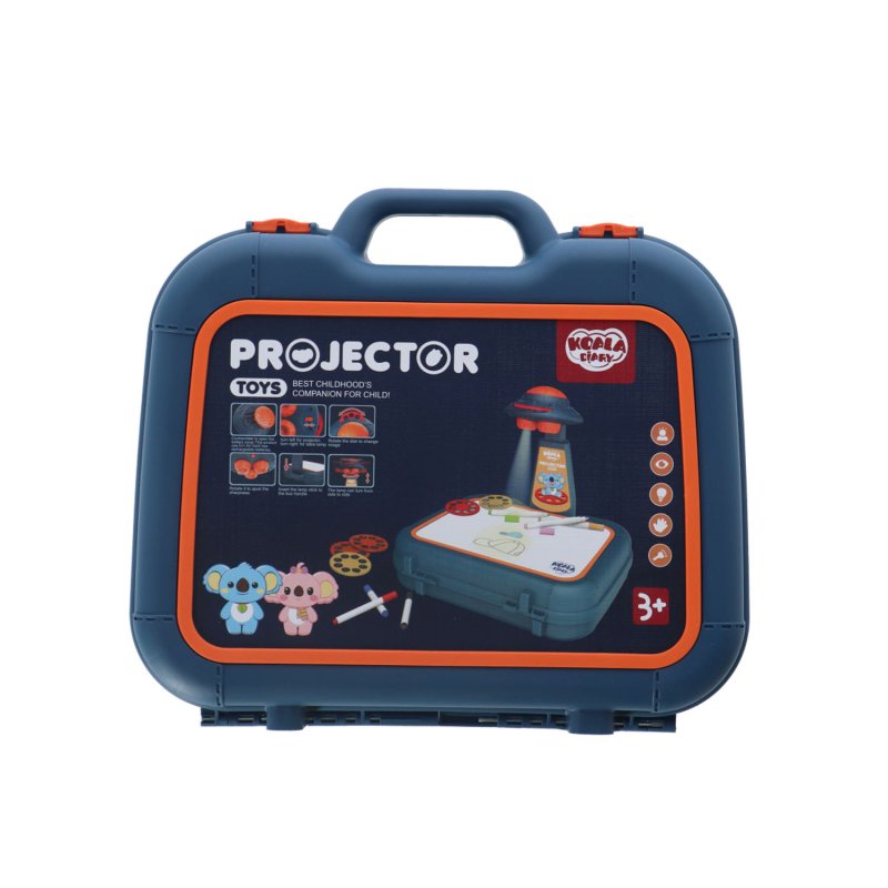 TEKENPROJECTOR IN KOFFER BLAUW - 405 3507 - 405-3507
