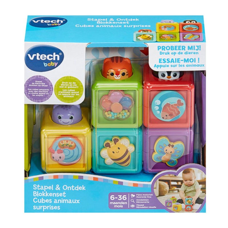 PREMIUM COLLECTIE VTECH BABY STAPEL &amp; ON - 405 5239 - 405-5239