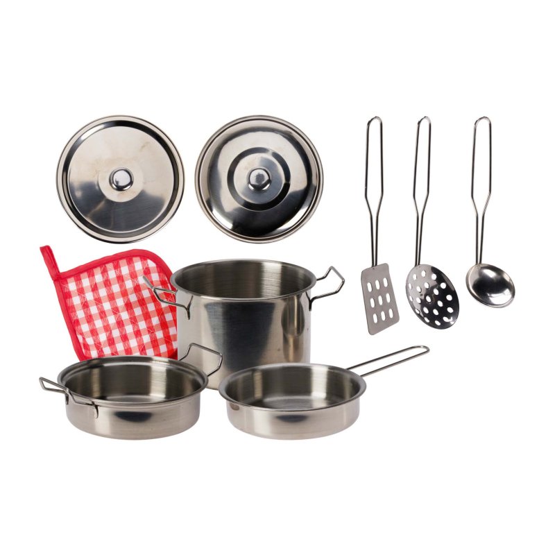 KEUKENSPEELSET ROESTVRIJ STAAL 9 DELIG - 405 5300 - 405-5300