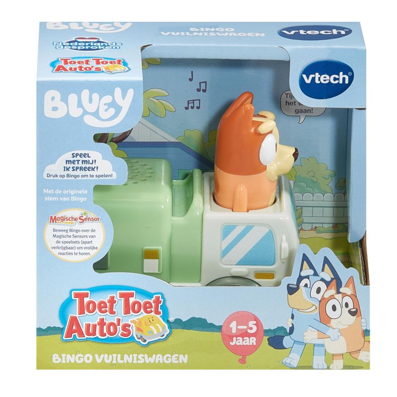 VTECH TOET TOET AUTO BLUEY VUILNISWAGEN - 405 5422 - 405-5422