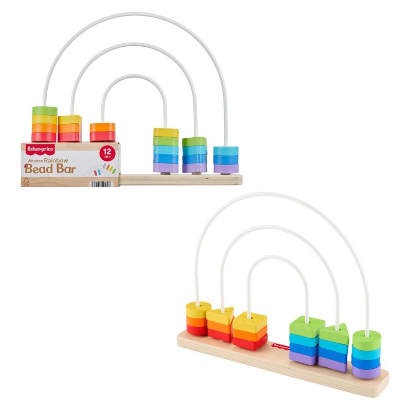 FISHER-PRICE HOUT TELRAAM REGENBOOG - 405 5807 - 405-5807