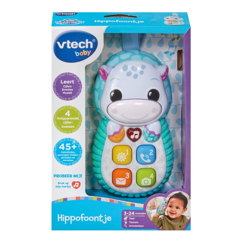 PC VTECH BABY HIPPOFOONTJE BLAUW - 405 6682 - 405-6682