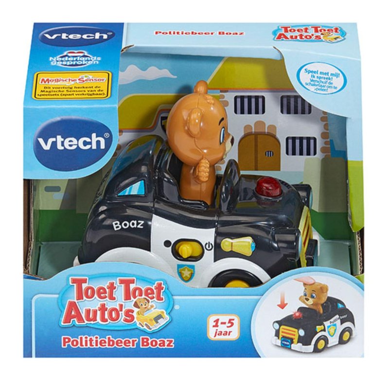 VTECH TOET TOET AUTO POLITIEBEER BOAZ - 405 8236 - 405-8236