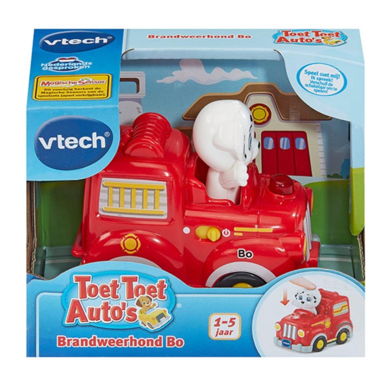 VTECH TOET TOET AUTO BRANDWEERHOND BO - 405 8877 - 405-8877