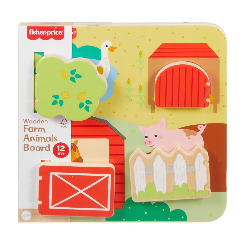 FISHER-PRICE HOUTEN KIEKEBOO BOERDERIJDI - 405 9388 - 405-9388