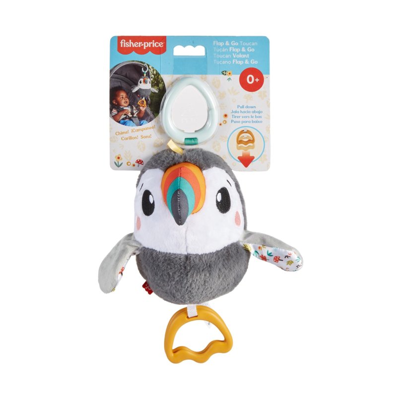 FISHER PRICE FLADDER TOEKAN TO-GO - 406 0066 - 406-0066