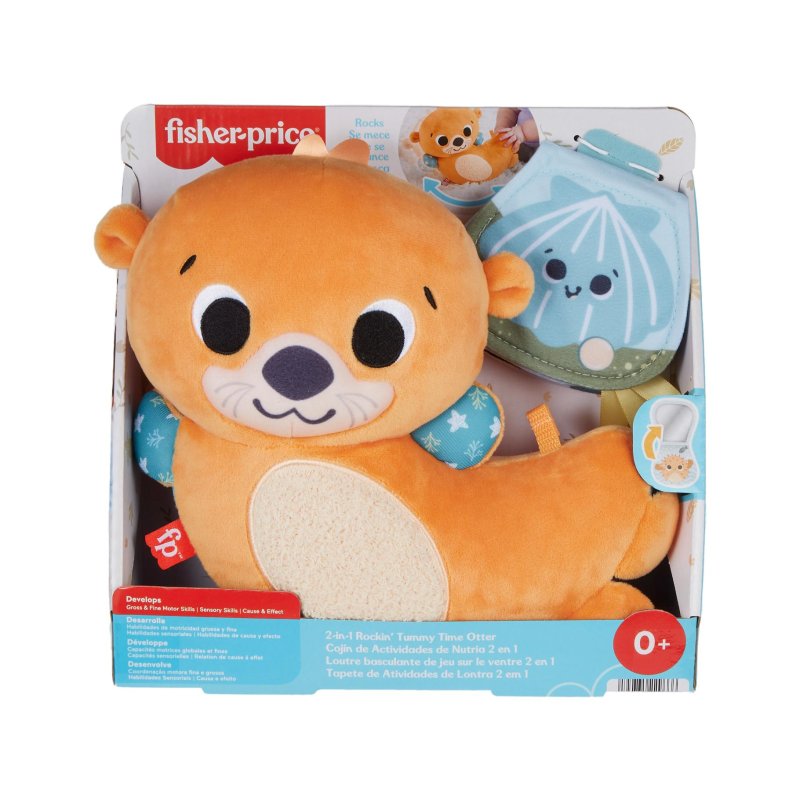 FISHER PRICE 2-IN1 ROCKING TUMMY TIME OT - 406 9666 - 406-9666