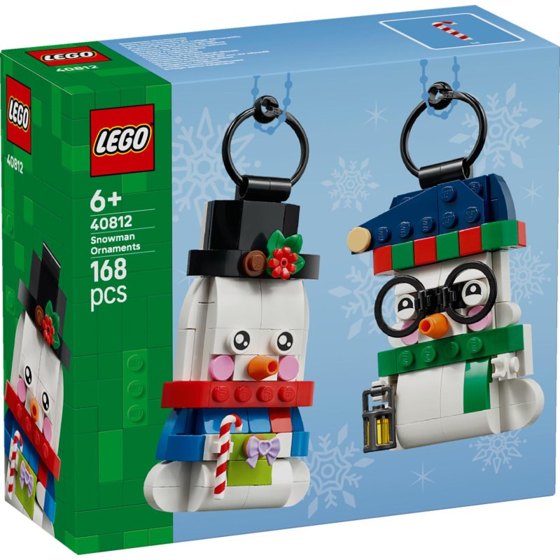LEGO 40812 CHRISTMAS SNEEUWPOPORNAMENTEN - 411 1008 - *0010263192