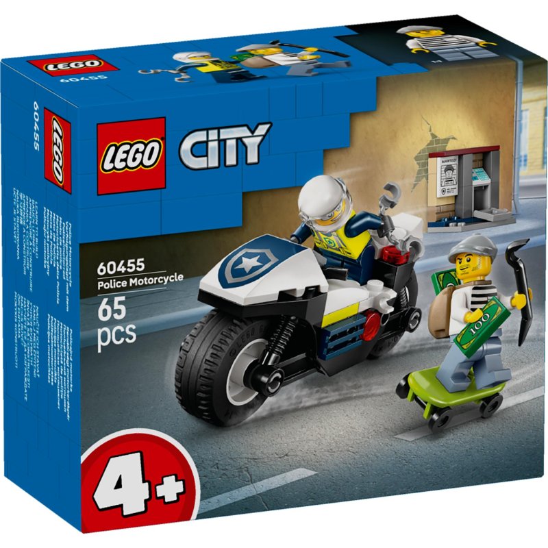 LEGO 60455 CITY POLICE ACHTERVOLGING POL - 411 1245 - 411-1245